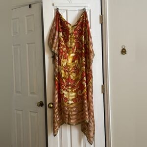 Valentino 100% Silk Scarf – Made in Italy Designer Square Scarf